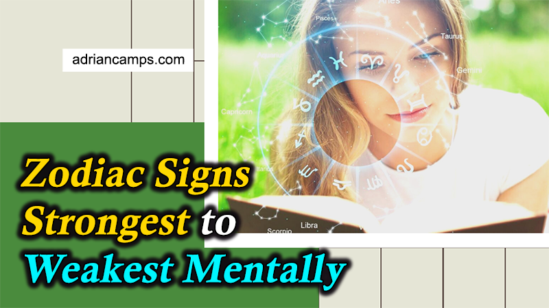 strongest to weakest zodiac signs